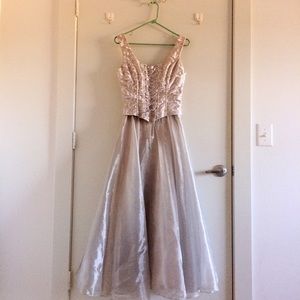 Silver Prom Dress